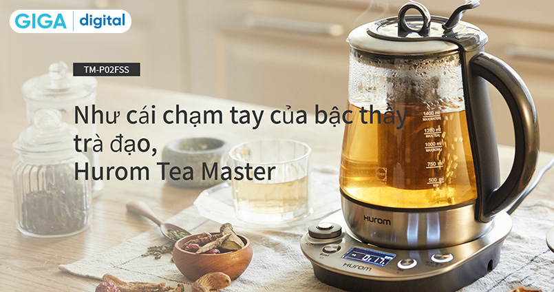 Máy pha trà chưng yến Hurom Tea Master TM-P02FSS